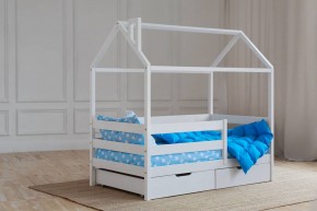Кровать-домик 80*160 Белый в Краснокамске - krasnokamsk.ok-mebel.com | фото 4