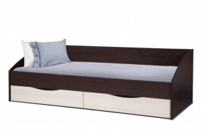 Кровать одинарная "Фея - 3" симметричная New (2000Х900) венге/вудлайн кремовый в Краснокамске - krasnokamsk.ok-mebel.com | фото 1