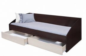 Кровать одинарная "Фея - 3" симметричная New (2000Х900) венге/вудлайн кремовый в Краснокамске - krasnokamsk.ok-mebel.com | фото 2