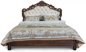 Кровать с мягким изголовьем "Патрисия", ламели (1800) караваджо в Краснокамске - krasnokamsk.ok-mebel.com | фото