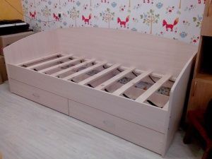 Кровать Соло-софа 1 с ящиками в Краснокамске - krasnokamsk.ok-mebel.com | фото 2