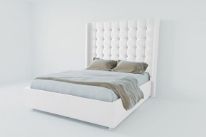 Кровать Венеция ЛЮКС с ПМ 900 (экокожа белая) в Краснокамске - krasnokamsk.ok-mebel.com | фото 2