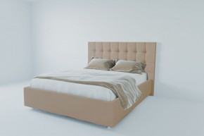 Кровать Венеция с ПМ 1200 (велюр светло-серый) в Краснокамске - krasnokamsk.ok-mebel.com | фото 2