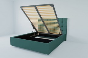 Кровать Венеция с ПМ 1800 (велюр бирюзовый) в Краснокамске - krasnokamsk.ok-mebel.com | фото
