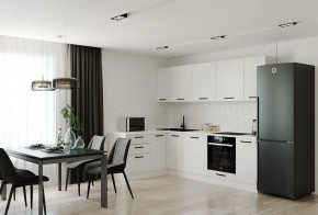 Кухонный гарнитур Белый Глянец 2600*1600 (Стол. 26мм) в Краснокамске - krasnokamsk.ok-mebel.com | фото