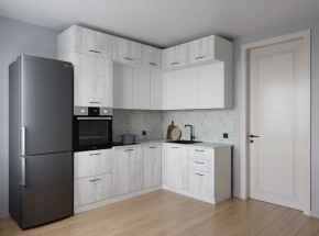 Кухонный гарнитур Бланка 2200*1700 (Стол. 26мм) в Краснокамске - krasnokamsk.ok-mebel.com | фото