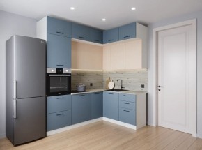 Кухонный гарнитур Фьюжн 2200*1700 (Стол. 26мм) в Краснокамске - krasnokamsk.ok-mebel.com | фото