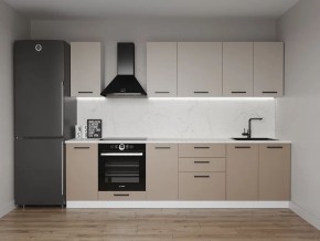 Кухонный гарнитур Каппучино 2800 (Стол. 38мм) в Краснокамске - krasnokamsk.ok-mebel.com | фото