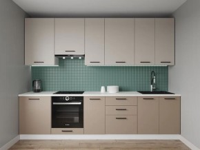Кухонный гарнитур Каппучино 3000 h950 (Стол. 38мм) в Краснокамске - krasnokamsk.ok-mebel.com | фото