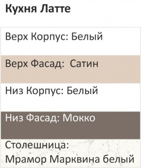 Кухонный гарнитур Латте 1800 (Стол. 26мм) в Краснокамске - krasnokamsk.ok-mebel.com | фото 3