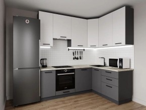 Кухонный гарнитур Меренга 2200*1600 h950 (Стол. 26мм) в Краснокамске - krasnokamsk.ok-mebel.com | фото