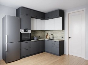 Кухонный гарнитур Меренга 2200*1700 (Стол. 38мм) в Краснокамске - krasnokamsk.ok-mebel.com | фото