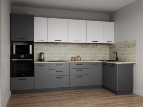 Кухонный гарнитур Меренга 3200*1400 (Стол. 38 мм) в Краснокамске - krasnokamsk.ok-mebel.com | фото
