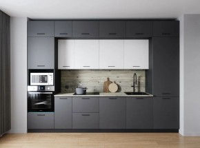 Кухонный гарнитур Меренга 3400 (Стол. 26мм) в Краснокамске - krasnokamsk.ok-mebel.com | фото