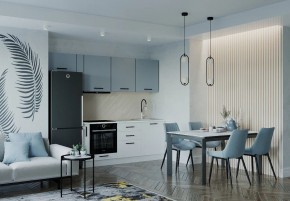 Кухонный гарнитур Ниагара 2550 (Стол. 38мм) в Краснокамске - krasnokamsk.ok-mebel.com | фото