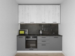 Кухонный гарнитур Санторини 2200 h 950 (Стол. 38мм) в Краснокамске - krasnokamsk.ok-mebel.com | фото