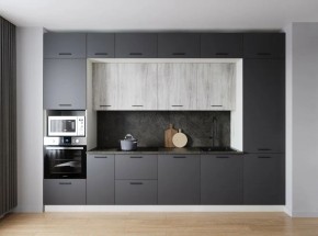 Кухонный гарнитур Санторини 3400 (Стол. 38мм) в Краснокамске - krasnokamsk.ok-mebel.com | фото