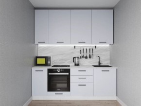 Кухонный гарнитур Смоки 2200 h950 (Стол. 38 мм) в Краснокамске - krasnokamsk.ok-mebel.com | фото