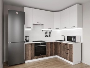 Кухонный гарнитур Старое Дерево 2200*1600 h950 (Стол. 26мм) в Краснокамске - krasnokamsk.ok-mebel.com | фото