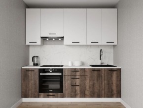 Кухонный гарнитур Старое Дерево 2400 h950 (Стол. 38мм) в Краснокамске - krasnokamsk.ok-mebel.com | фото