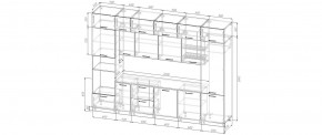 Кухонный гарнитур Старое Дерево 3400 (Стол. 26мм) в Краснокамске - krasnokamsk.ok-mebel.com | фото 2