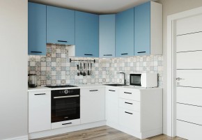 Кухонный гарнитур угловой Капри 2200х1600 h950 (Стол. 26мм) в Краснокамске - krasnokamsk.ok-mebel.com | фото