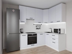Кухонный гарнитур угловой Смоки 2200*1600 h950 (Стол. 38мм) в Краснокамске - krasnokamsk.ok-mebel.com | фото