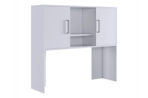 ЛАЙТ 2 Надстройка стола компьютерного (1200) белый в Краснокамске - krasnokamsk.ok-mebel.com | фото