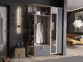 ЛИКА №1 Прихожая ЛДСП (графит/дуб юкон) в Краснокамске - krasnokamsk.ok-mebel.com | фото
