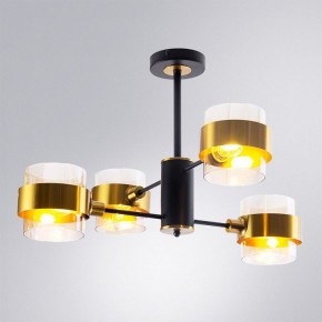Люстра на штанге Arte Lamp Carlo A8205SP-4BK в Краснокамске - krasnokamsk.ok-mebel.com | фото 2