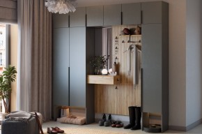 МЕБЕЛЬСОН К11 Прихожая (графит) в Краснокамске - krasnokamsk.ok-mebel.com | фото