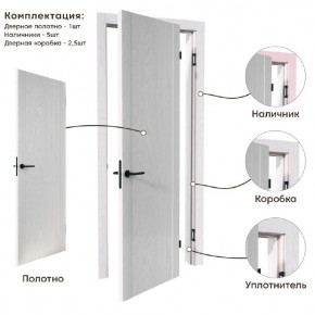 Межкомнатная дверь Bolivar Каньон браун (комплект) в Краснокамске - krasnokamsk.ok-mebel.com | фото 4