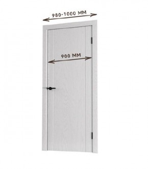 Межкомнатная дверь Bolivar Роялвуд белый (комплект) 900 в Краснокамске - krasnokamsk.ok-mebel.com | фото