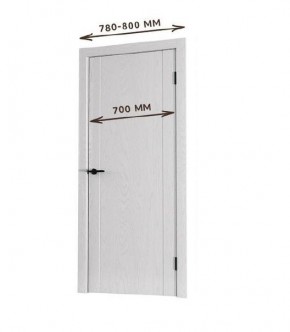 Межкомнатная дверь Bolivar Вяз дымчатый (комплект) 700 в Краснокамске - krasnokamsk.ok-mebel.com | фото
