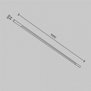 Модульный светильник Maytoni Basis C100CL-L1000-24W3-6K-B в Краснокамске - krasnokamsk.ok-mebel.com | фото 6
