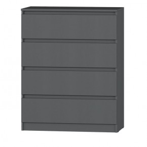 МС "Хилтон" Комод №1 800 (4 ящ.) графит в Краснокамске - krasnokamsk.ok-mebel.com | фото 2