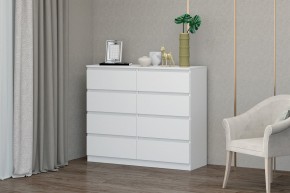 МС "Хилтон" Комод №3 1200 (8 ящ.) белый текстурный в Краснокамске - krasnokamsk.ok-mebel.com | фото