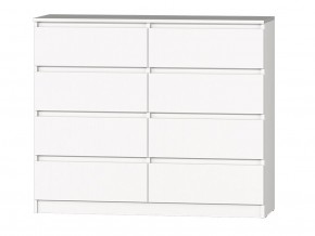 МС "Хилтон" Комод №3 1200 (8 ящ.) белый текстурный в Краснокамске - krasnokamsk.ok-mebel.com | фото 2