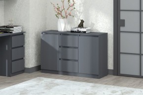МС "Хилтон" Комод №4 1200 (графит) в Краснокамске - krasnokamsk.ok-mebel.com | фото