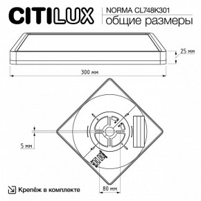 Накладной светильник Citilux Norma CL748K301 в Краснокамске - krasnokamsk.ok-mebel.com | фото 11