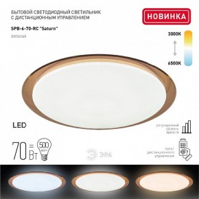 Накладной светильник Эра Классик SPB-6-70-RC Saturn (B) в Краснокамске - krasnokamsk.ok-mebel.com | фото 2