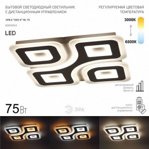 Накладной светильник Эра  SPB-6 GEO 4 RC 75 в Краснокамске - krasnokamsk.ok-mebel.com | фото 2
