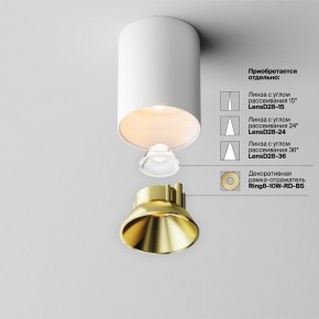 Накладной светильник Maytoni Alfa LED C064CL-8W2.7K-RD-WB в Краснокамске - krasnokamsk.ok-mebel.com | фото 3