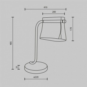 Настольная лампа декоративная Maytoni Cabaret MOD170TL-L8BS3K в Краснокамске - krasnokamsk.ok-mebel.com | фото 7