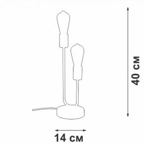 Настольная лампа декоративная Vitaluce V3005 V3005-1/2L в Краснокамске - krasnokamsk.ok-mebel.com | фото 5