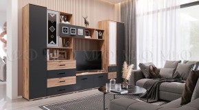 Пенал Белла (Сандал, Графит/Дуб крафт) в Краснокамске - krasnokamsk.ok-mebel.com | фото 5