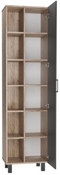 Пенал напольный Craft 50 без ящика Домино (DCr2207P) в Краснокамске - krasnokamsk.ok-mebel.com | фото 2