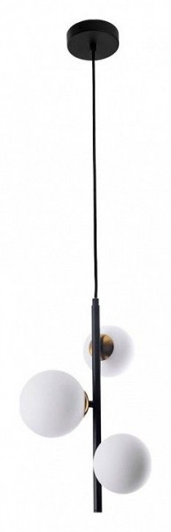 Подвесная люстра Arte Lamp Gemini A2243SP-3BK в Краснокамске - krasnokamsk.ok-mebel.com | фото 2