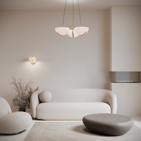 Подвесная люстра Eurosvet Emisfero 50083/3 LED золото в Краснокамске - krasnokamsk.ok-mebel.com | фото 4