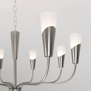 Подвесная люстра Eurosvet Rhyton 60167/8 никель в Краснокамске - krasnokamsk.ok-mebel.com | фото 7